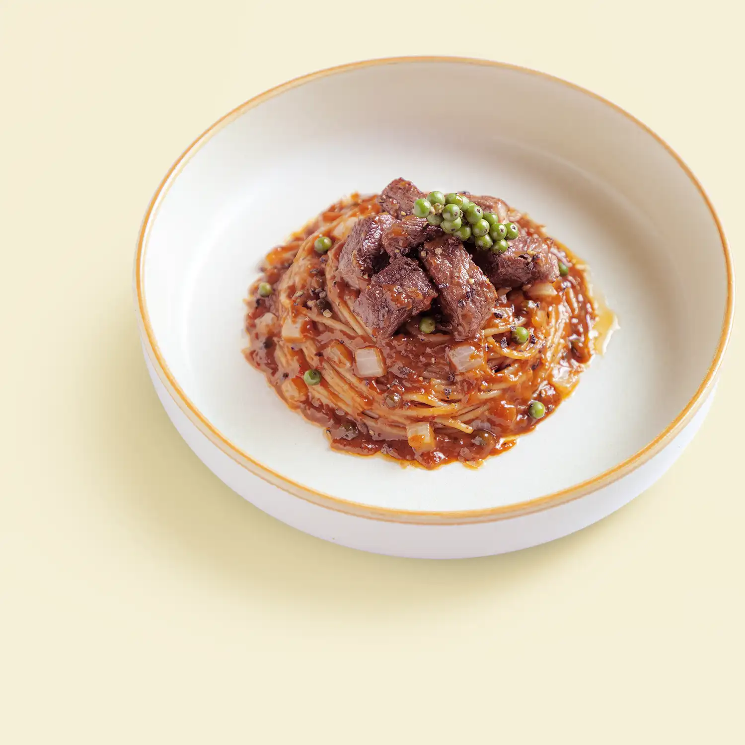 Mì ý sốt tiêu đen No Nê bistro Quy Nhơn